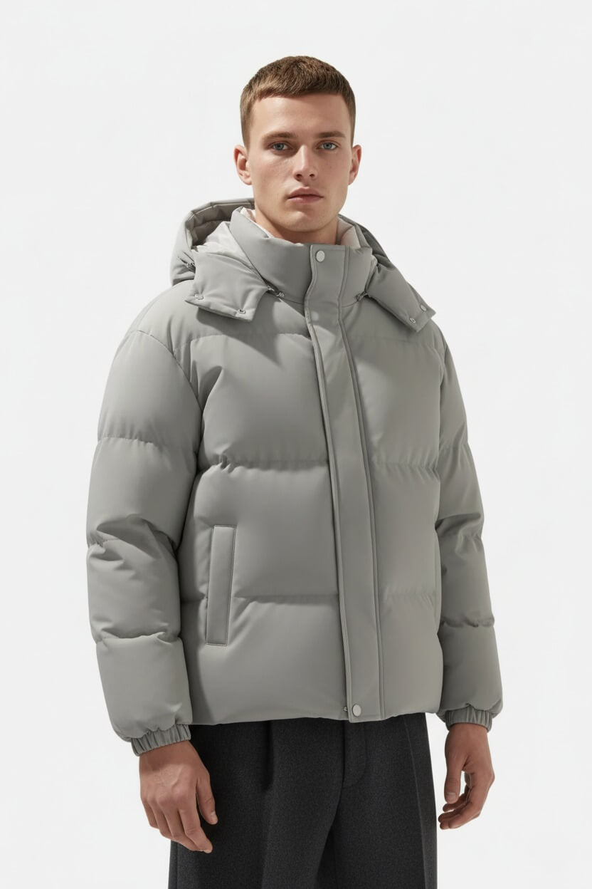 Caurelle | Men’s Hooded Parka – Windproof Casual Outerwear