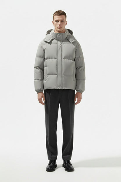 Caurelle | Men’s Hooded Parka – Windproof Casual Outerwear