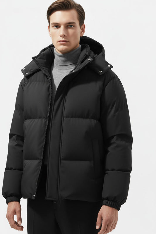 Caurelle | Men’s Hooded Parka – Windproof Casual Outerwear