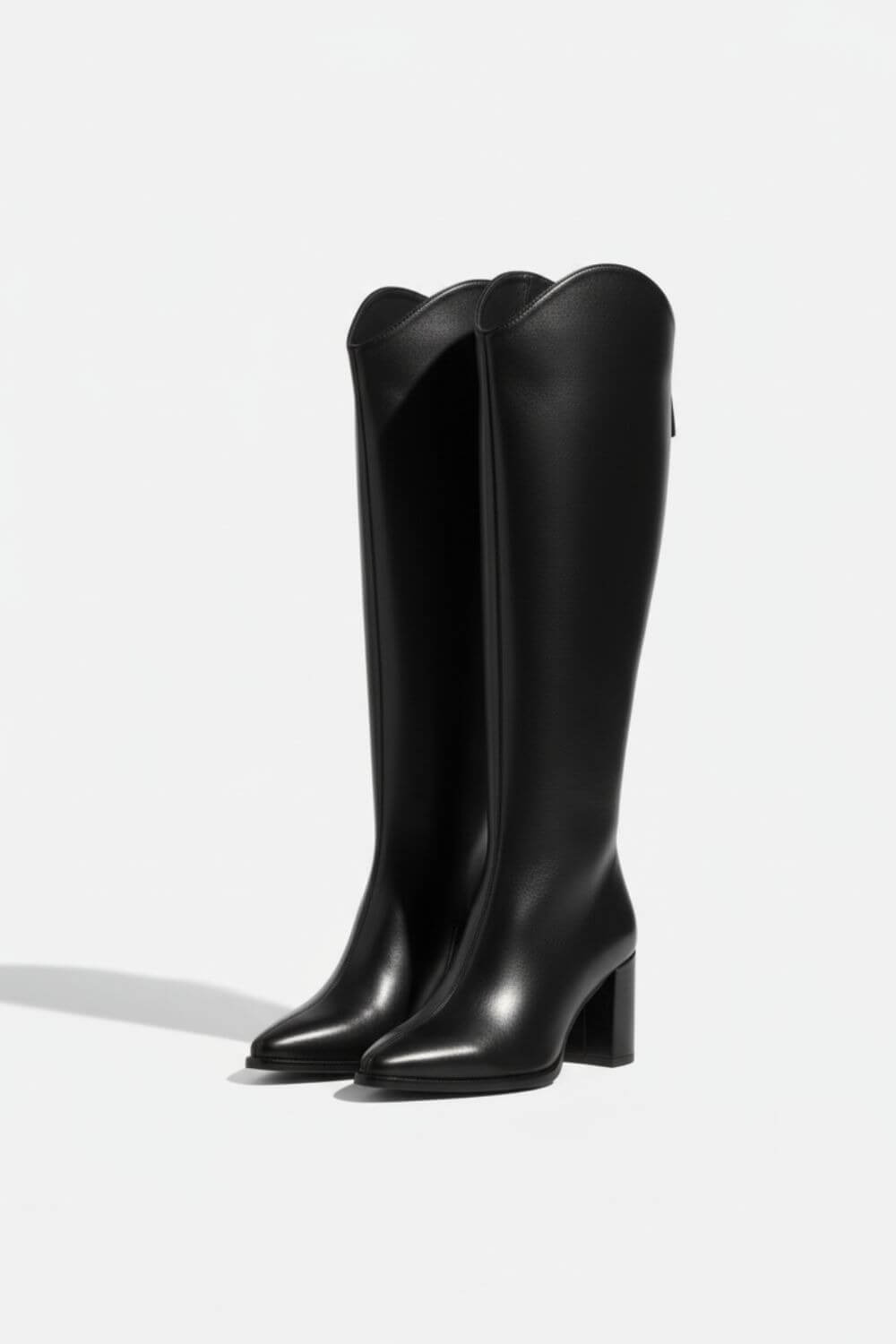 Caurelle | Women’s Knee-High Boots – Thick Heel Elegance