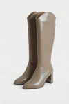 Caurelle | Women’s Knee-High Boots – Thick Heel Elegance