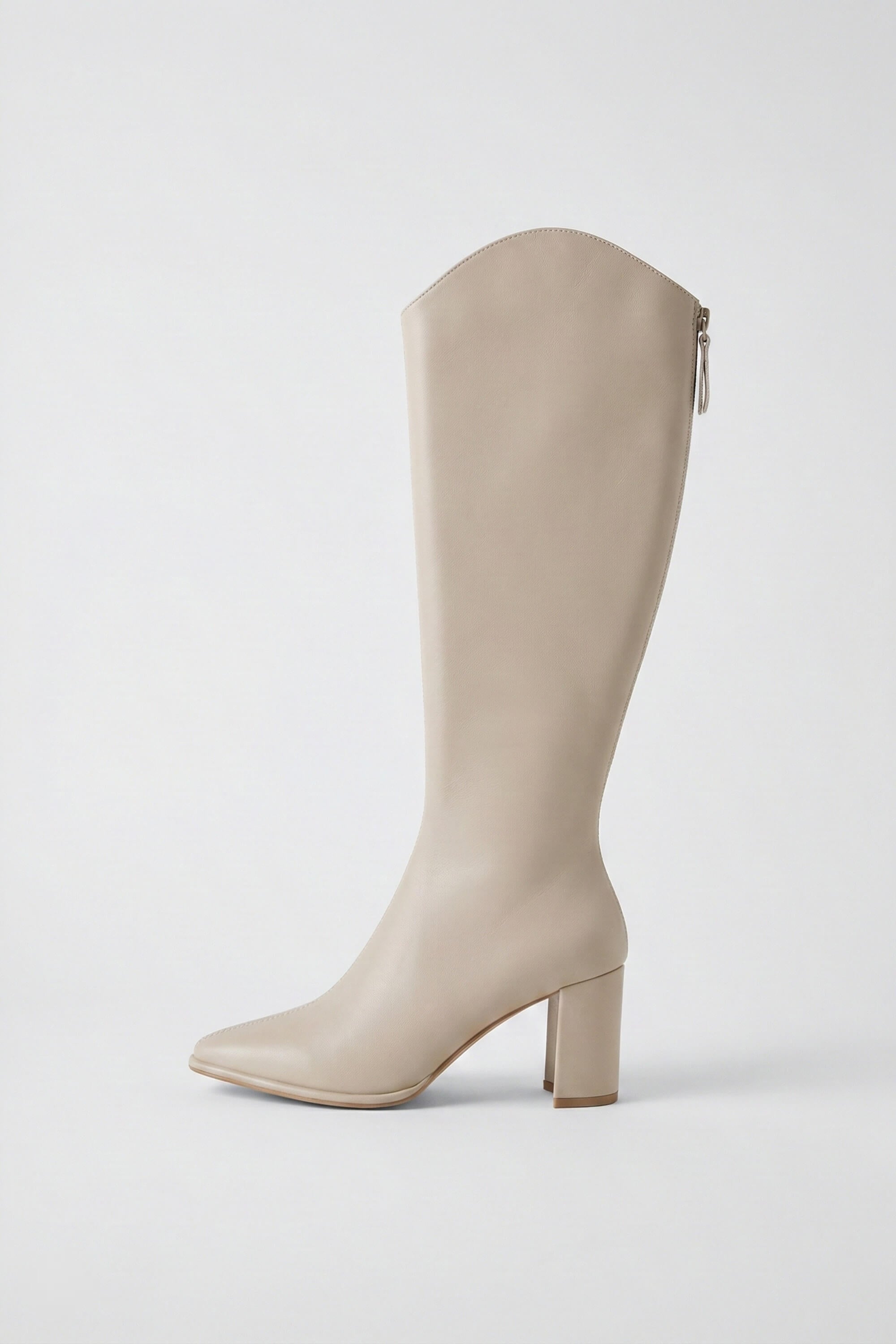 Caurelle | Women’s Knee-High Boots – Thick Heel Elegance