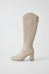 Caurelle | Women’s Knee-High Boots – Thick Heel Elegance
