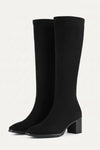 Caurelle | Women’s Knee-High Block Heel Boots – Elegant Winter Silhouette