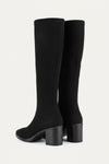 Caurelle | Women’s Knee-High Block Heel Boots – Elegant Winter Silhouette