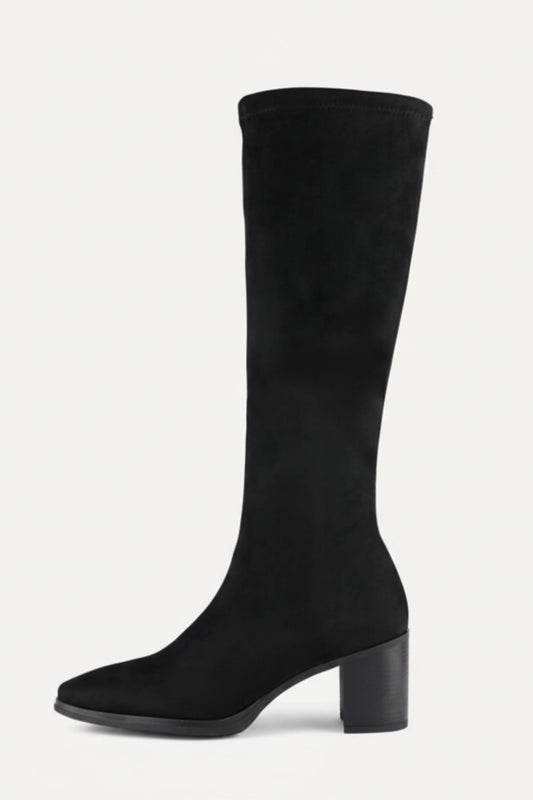 Caurelle | Women’s Knee-High Block Heel Boots – Elegant Winter Silhouette