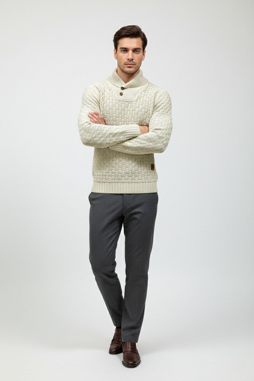 Caurelle | Men’s Knitted Jumper – Classic Autumn Winter Knitwear