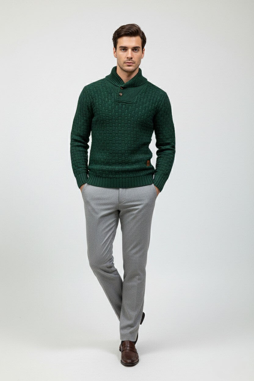Caurelle | Men’s Knitted Jumper – Classic Autumn Winter Knitwear