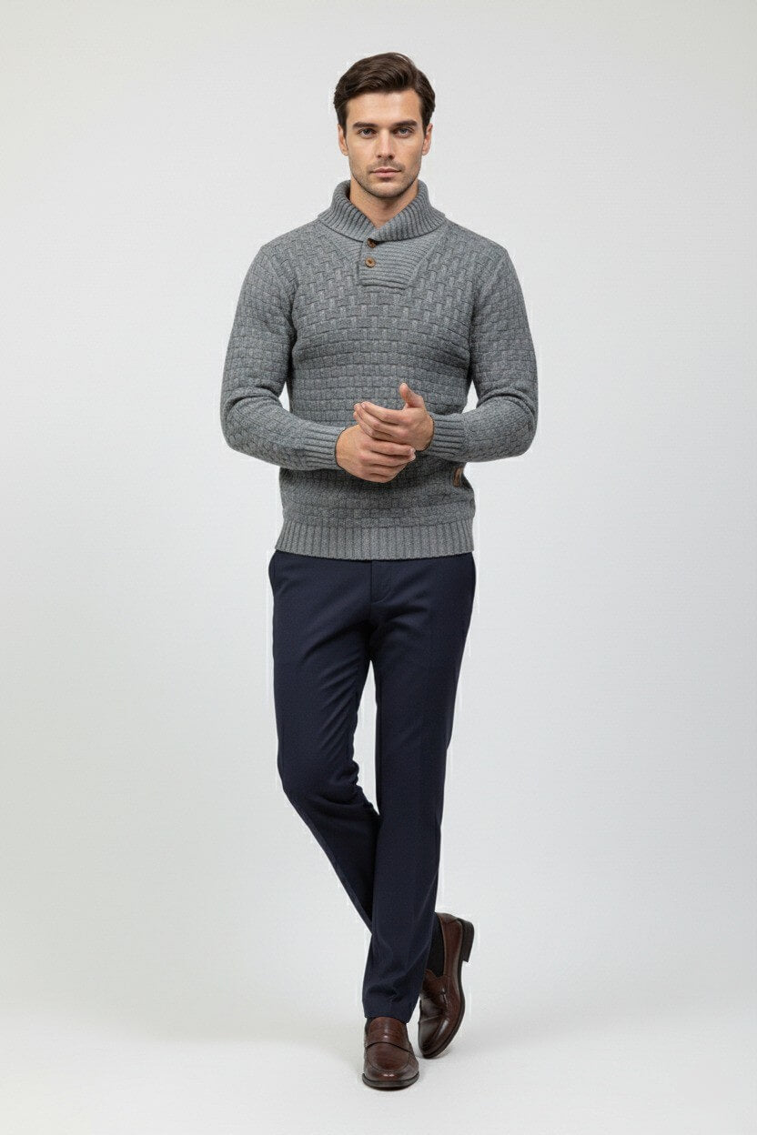 Caurelle | Men’s Knitted Jumper – Classic Autumn Winter Knitwear