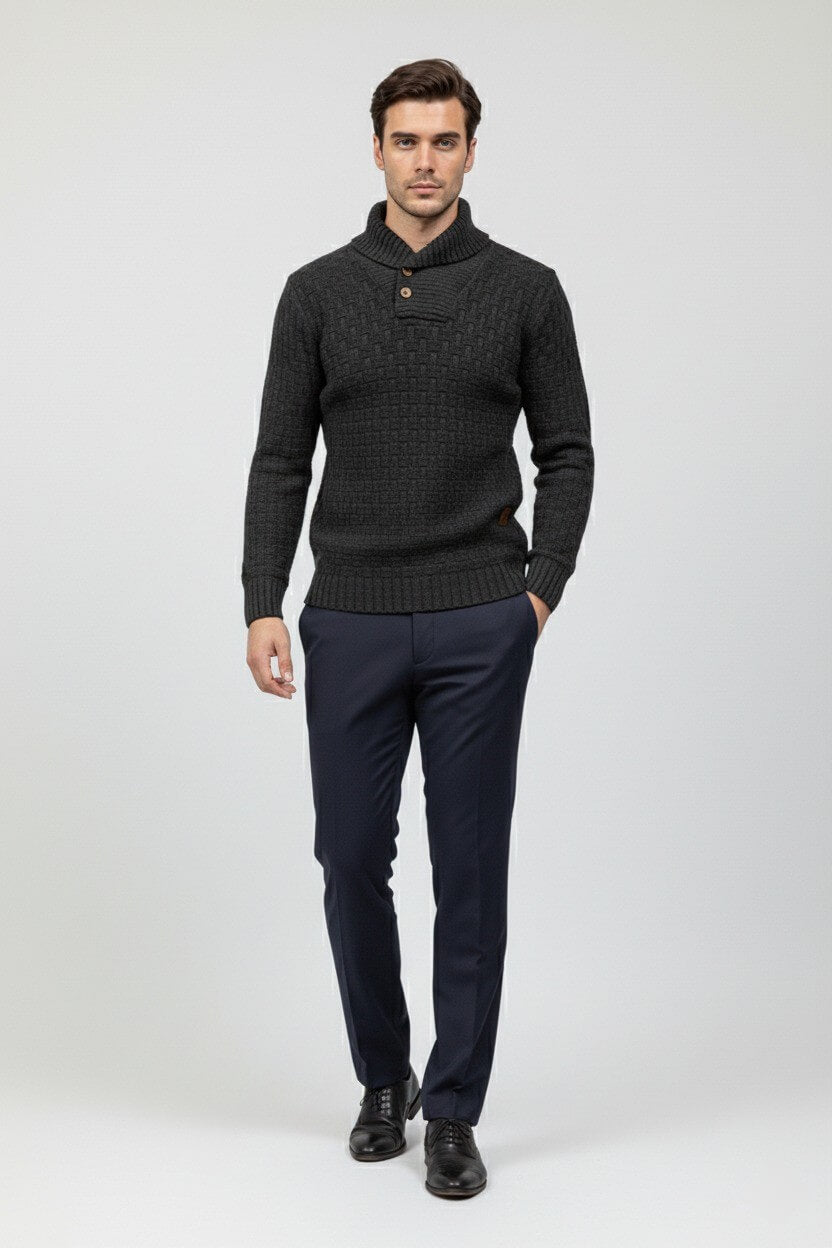 Caurelle | Men’s Knitted Jumper – Classic Autumn Winter Knitwear