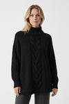 Caurelle | Women’s Knitted Jumper Dress – Cable Knit Autumn Winter
