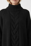 Caurelle | Women’s Knitted Jumper Dress – Cable Knit Autumn Winter