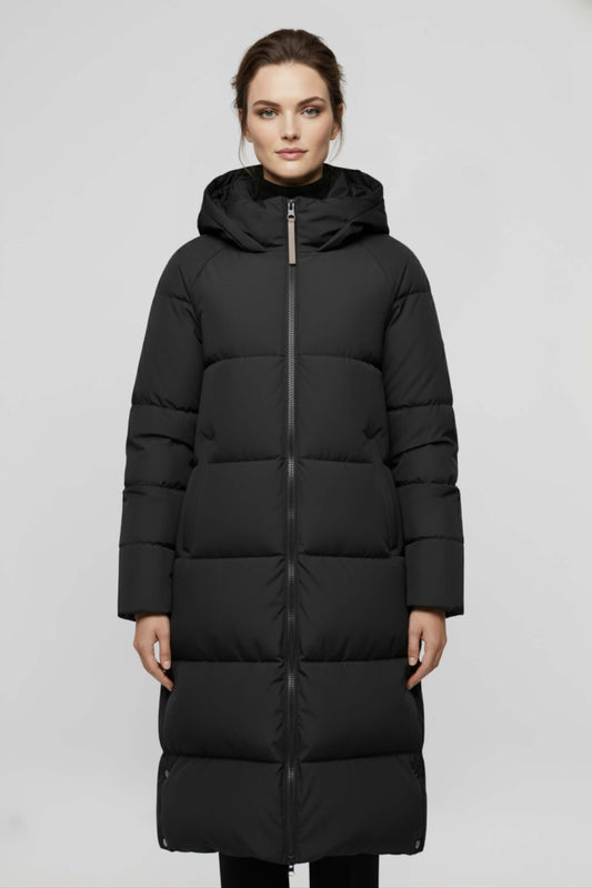 Caurelle | Women’s Long Puffer Coat with Elegant Design