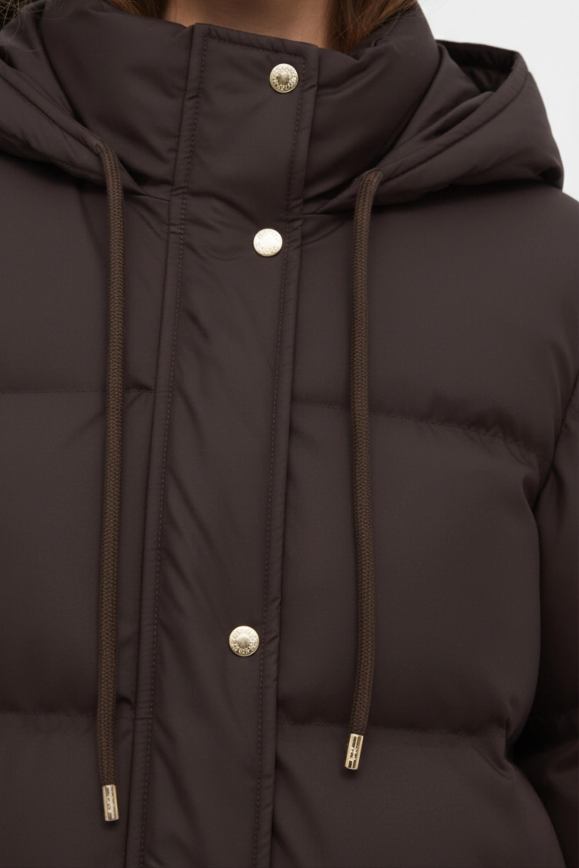 Caurelle | Women’s Mid-Long Hooded Puffer Coat