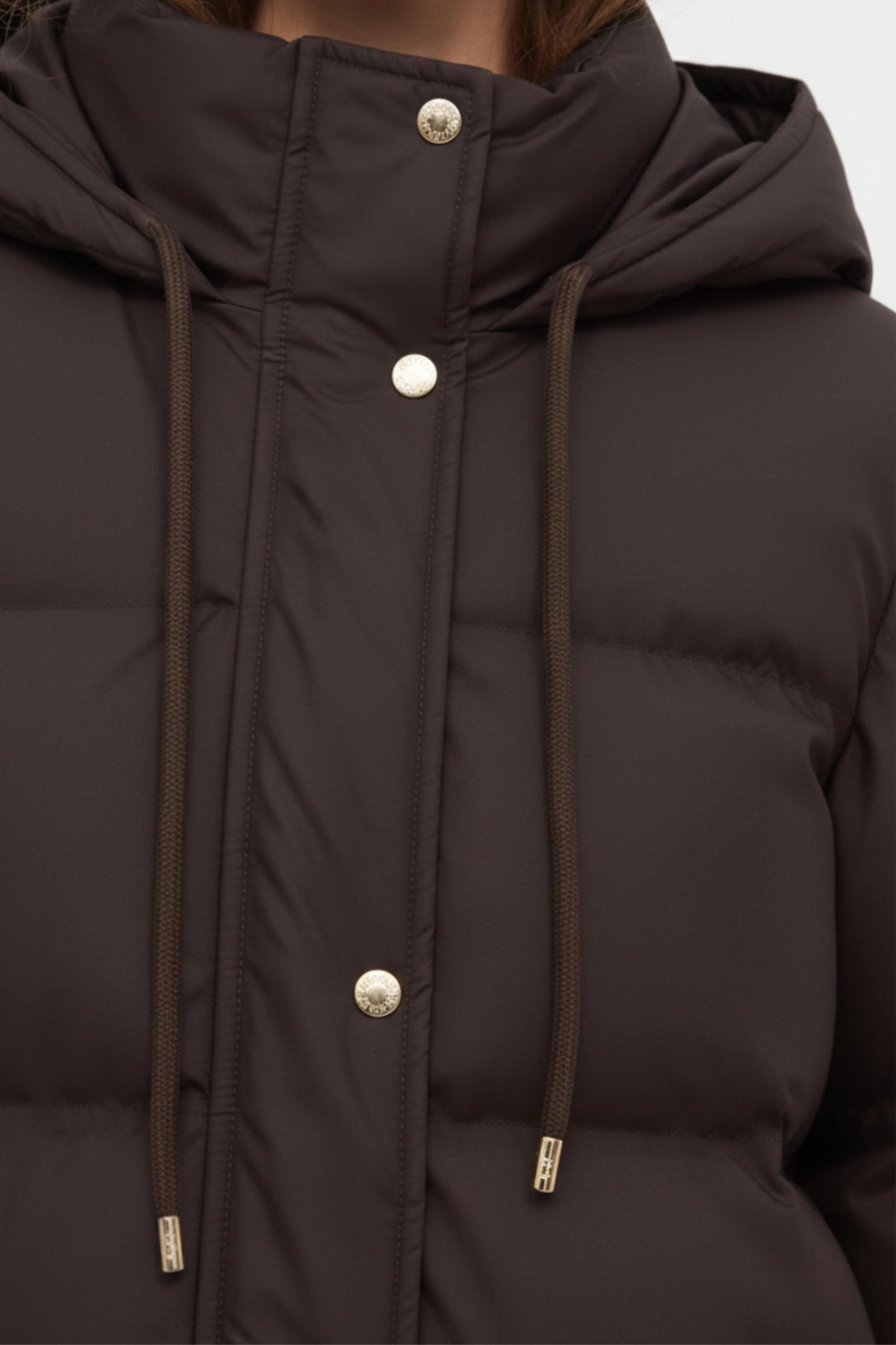 Caurelle | Women’s Mid-Long Hooded Puffer Coat