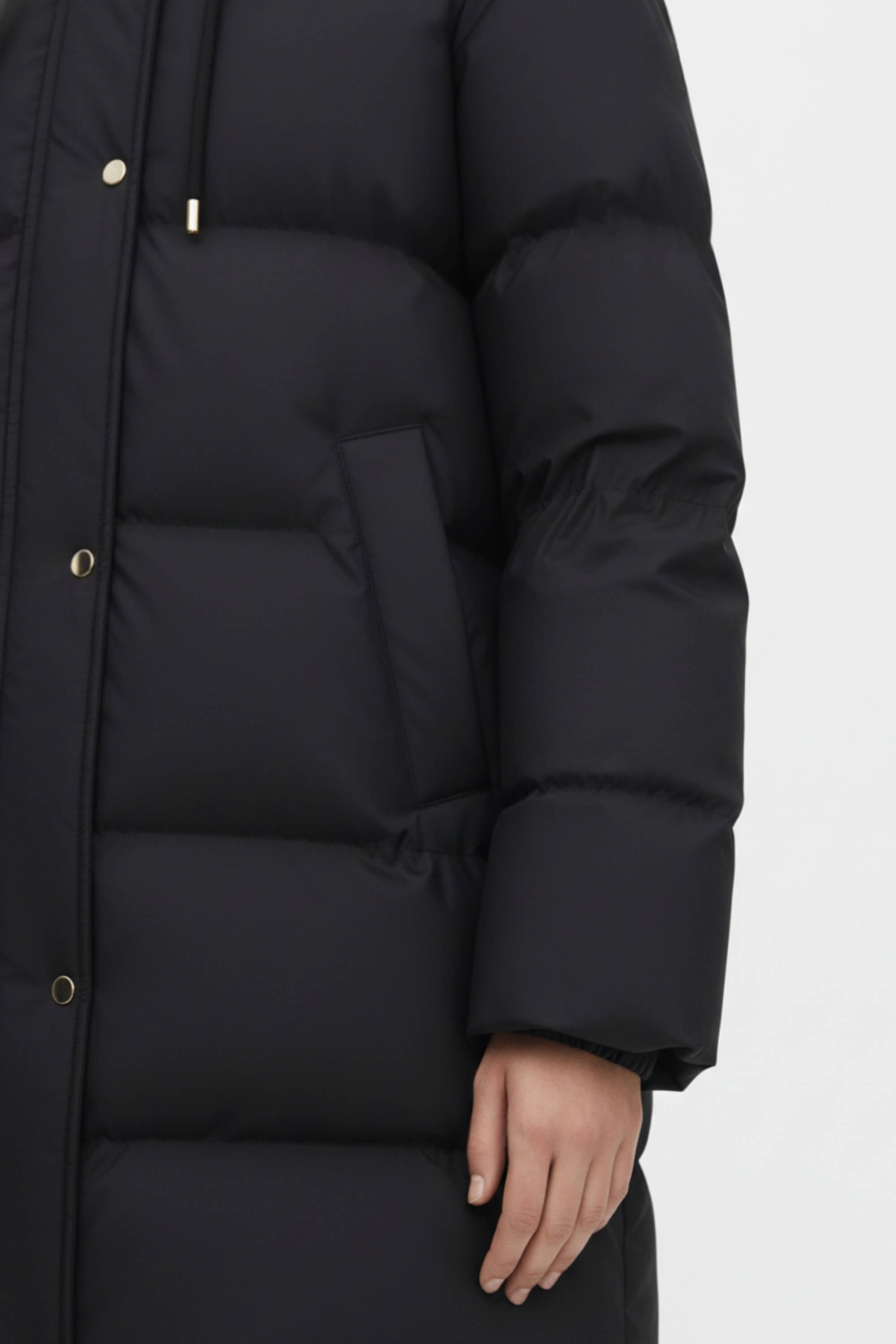Caurelle | Women’s Mid-Long Hooded Puffer Coat