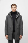 Caurelle | Men’s Long Parka Winter Jacket – Detachable Hood & Windproof