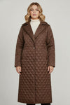Caurelle | Women’s Long Quilted Coat – Refined Warmth and Everyday Elegance