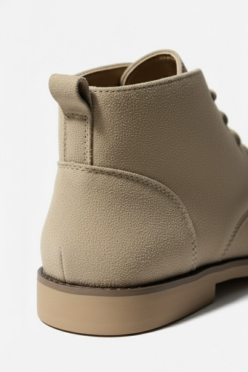 Caurelle | Men’s Ankle Boots – Lace-Up Imitation Suede