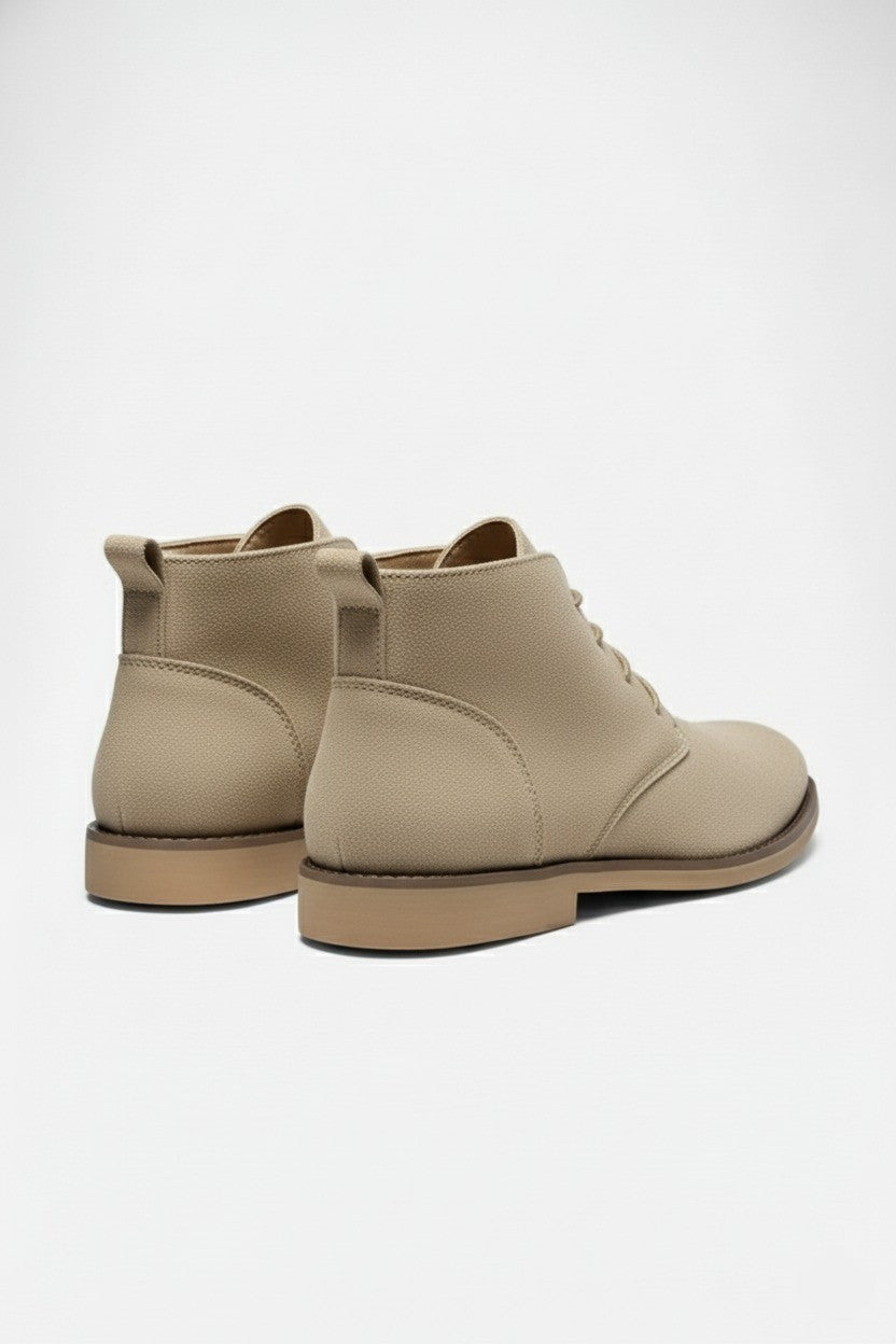 Caurelle | Men’s Ankle Boots – Lace-Up Imitation Suede