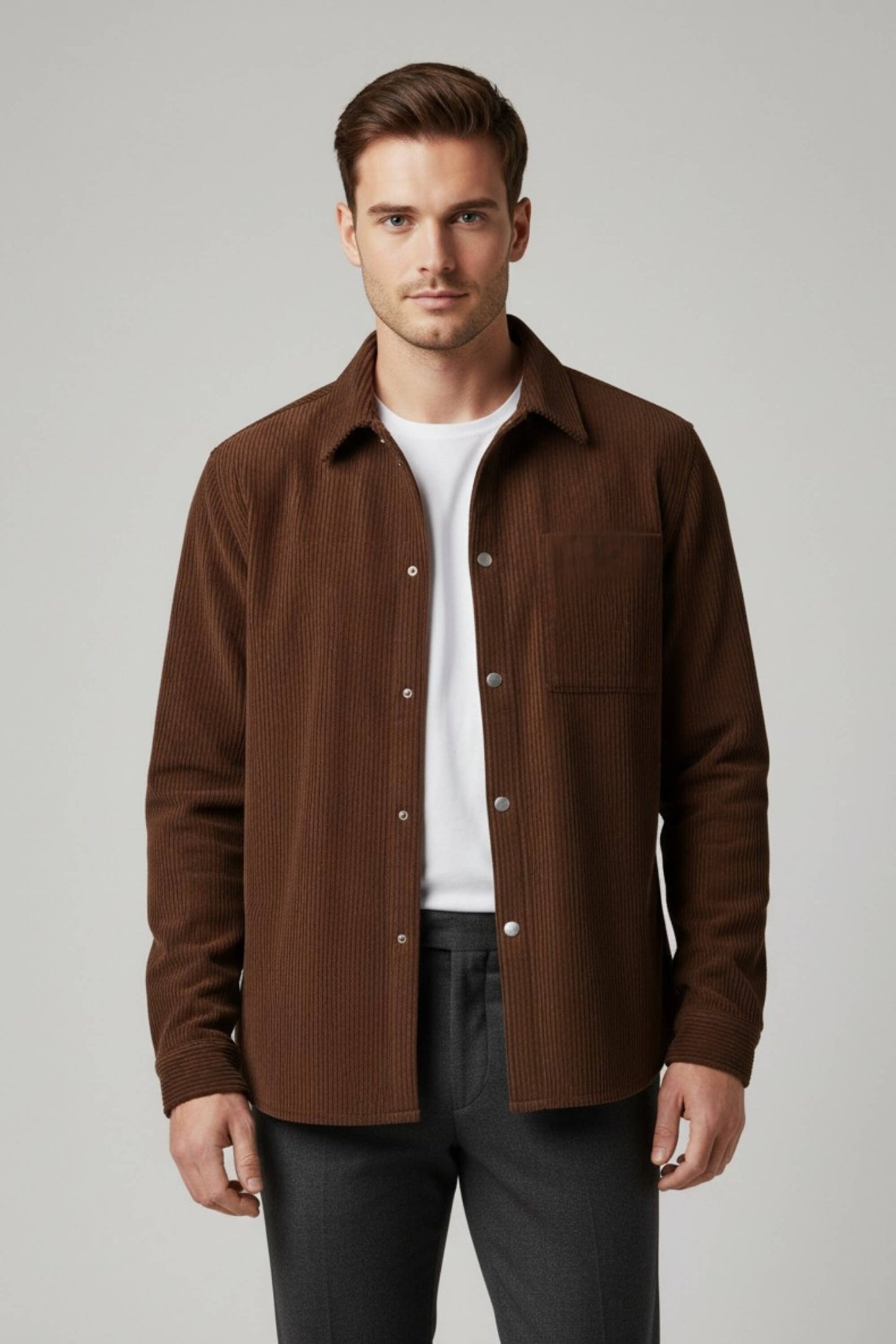 Caurelle | Men’s Overshirt Jacket – Effortless Warmth with Modern Edge