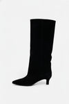 Caurelle | Women’s Pointed-Toe Knee-High Boots – Autumn Winter Elegance