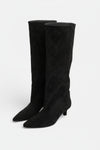 Caurelle | Women’s Pointed-Toe Knee-High Boots – Autumn Winter Elegance