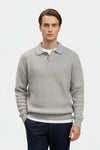 Caurelle | Men’s Knitted Jumper – Polo Collar High Stretch Autumn Winter