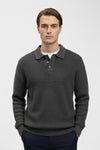 Caurelle | Men’s Knitted Jumper – Polo Collar High Stretch Autumn Winter