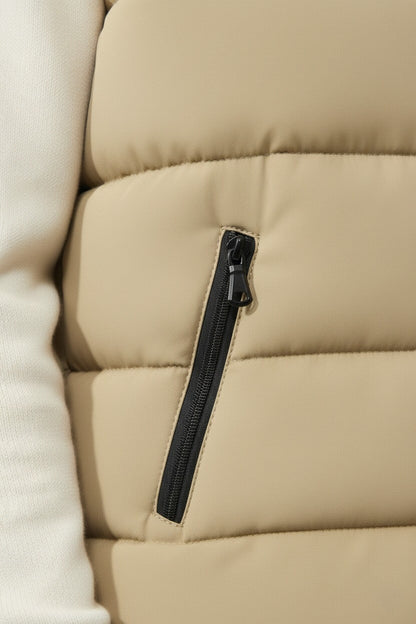 Caurelle | Men’s Puffer Gilet – Quilted Zip-Up Autumn Winter Jacket