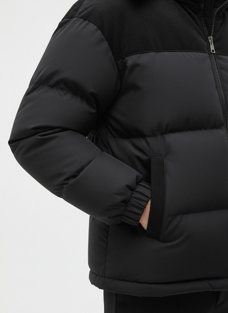 Caurelle | Men’s Puffer Jacket – Modern Warmth with Refined Simplicity