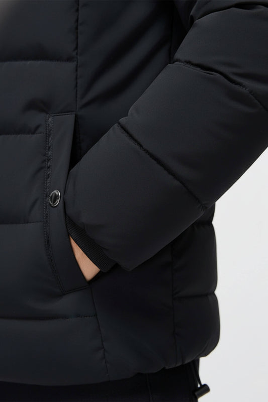 Caurelle | Men’s Thick Puffer Jacket with Stand Collar