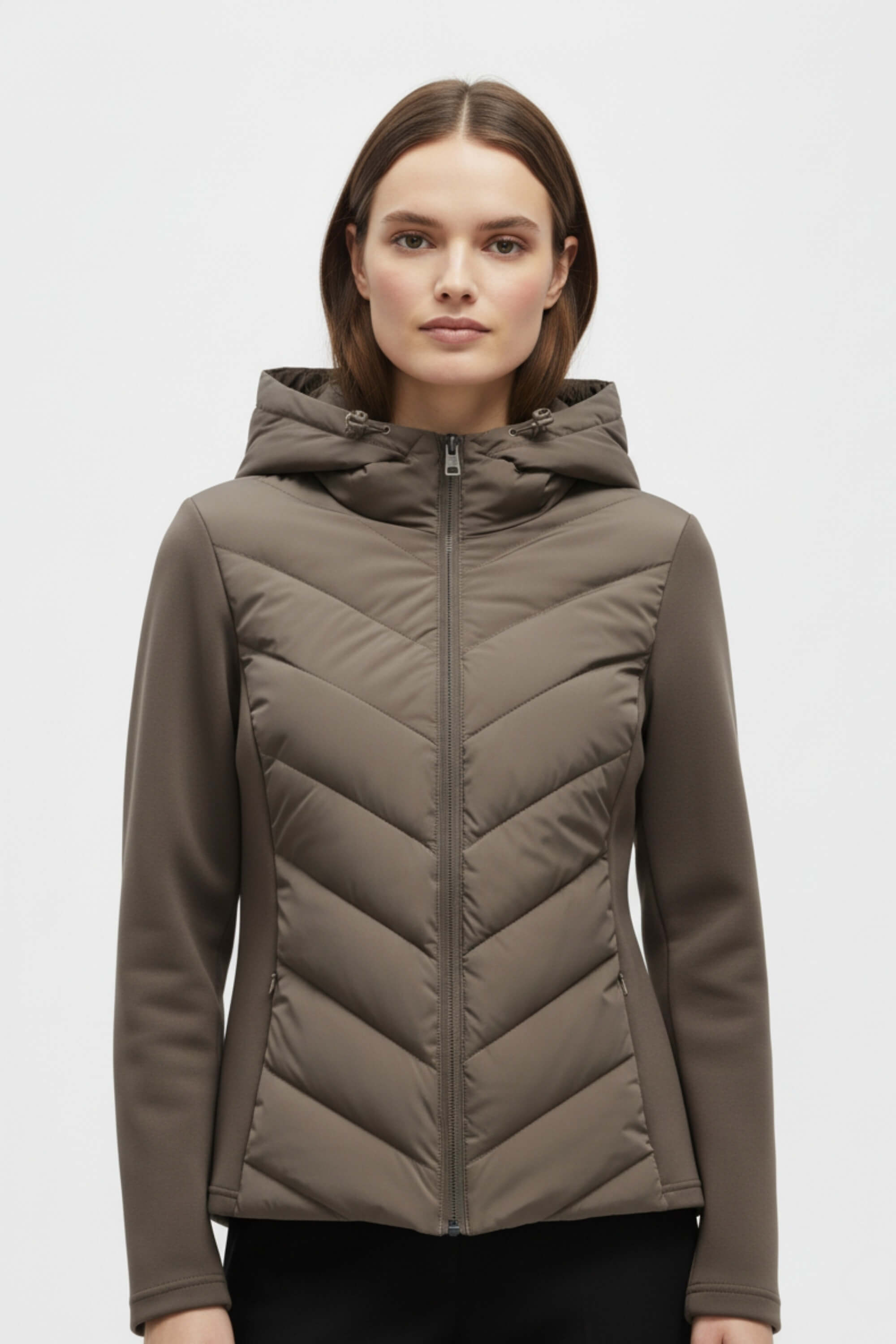 Caurelle | Women’s Hooded Puffer Jacket – Timeless Warmth for the Cold Season