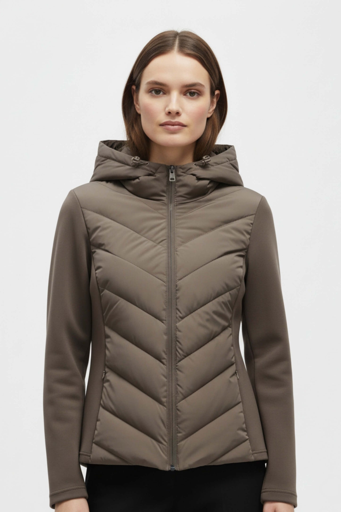 Caurelle | Women’s Hooded Puffer Jacket – Timeless Warmth for the Cold Season
