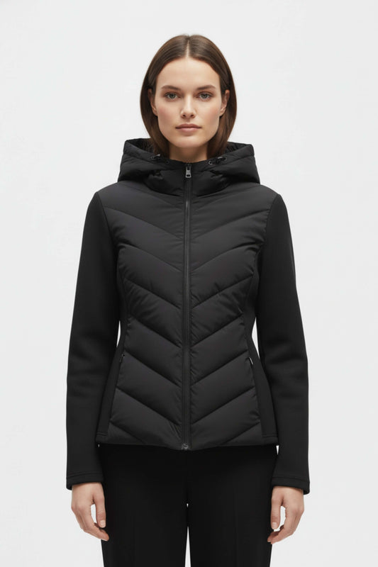 Caurelle | Women’s Hooded Puffer Jacket – Timeless Warmth for the Cold Season