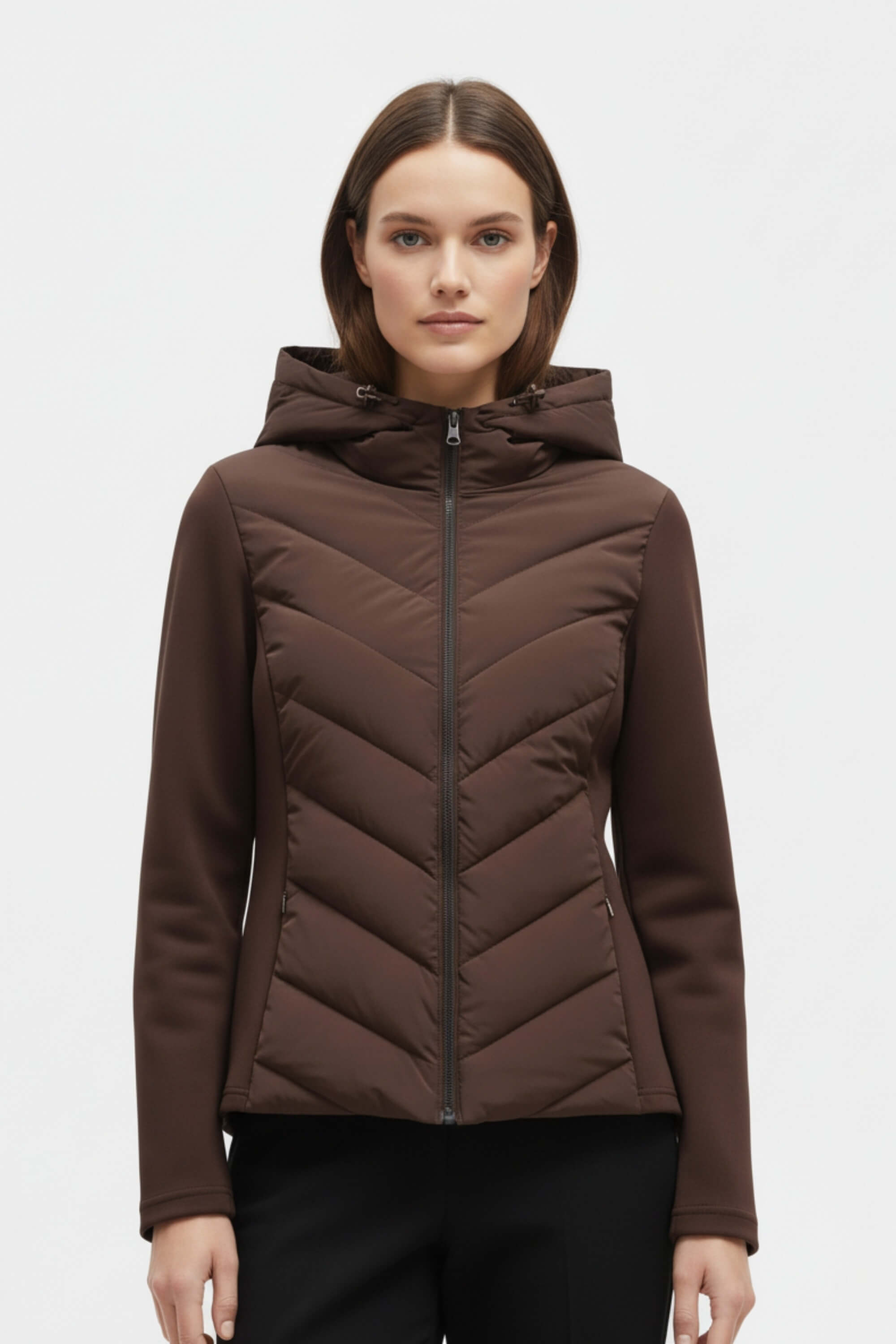 Caurelle | Women’s Hooded Puffer Jacket – Timeless Warmth for the Cold Season