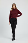 Caurelle | Women’s Roll Neck Jumper – Minimalist Autumn Winter Knit