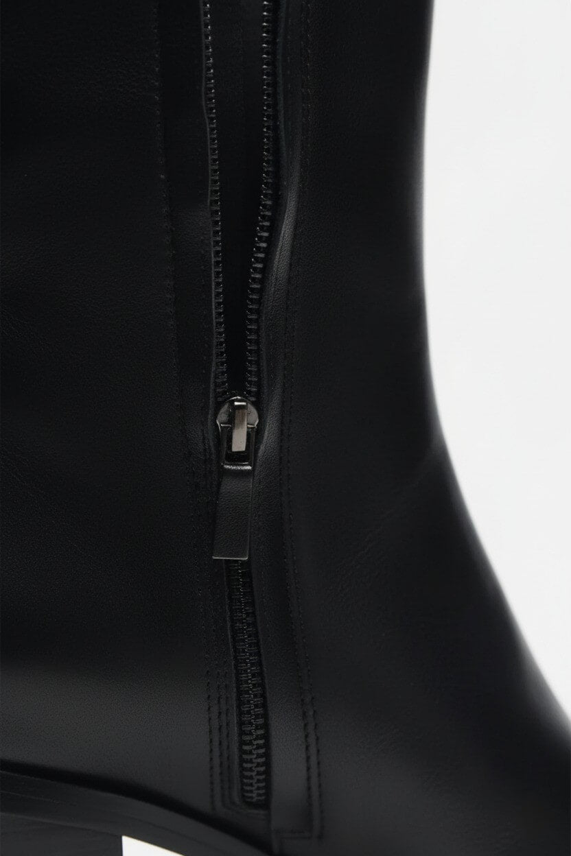 Caurelle | Women’s Pointed-Toe Side-Zip Ankle Boots – Timeless Elegance