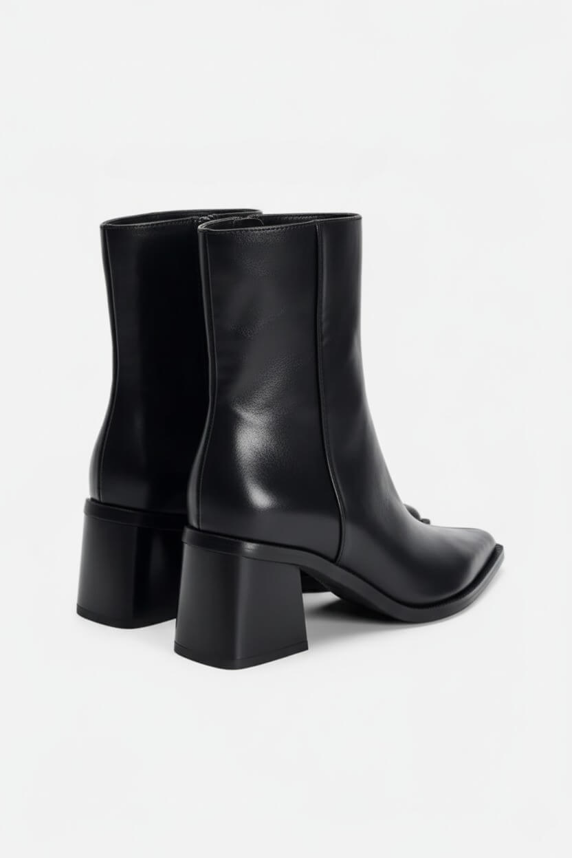 Caurelle | Women’s Pointed-Toe Side-Zip Ankle Boots – Timeless Elegance