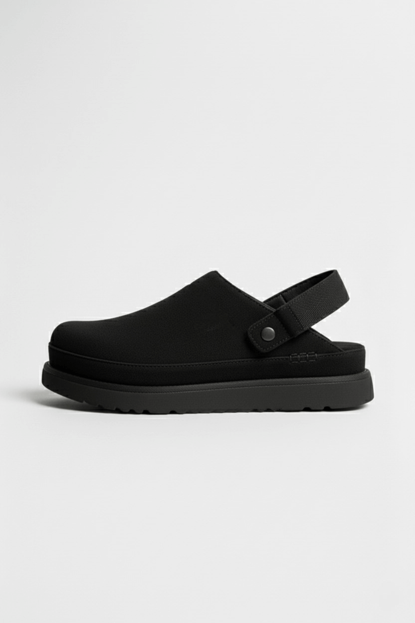 Caurelle | Women's Leather Slippers – Thick Bottom Back Strap Design