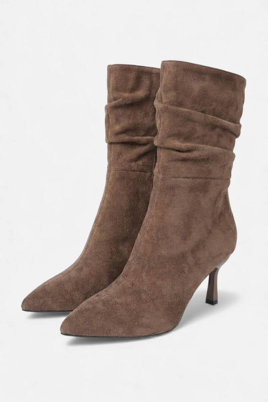 Caurelle | Women’s Slouch Faux Suede Ankle Boots