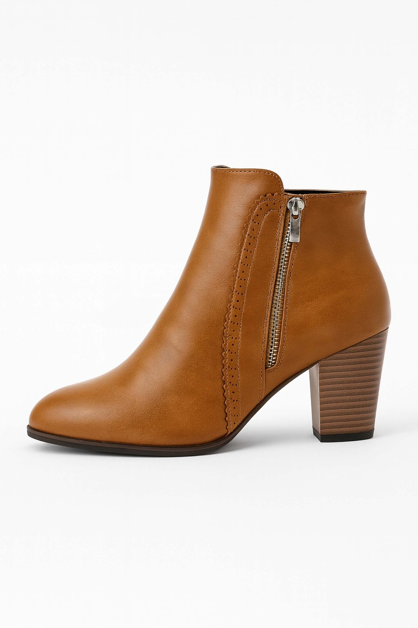 Caurelle | Women’s Ankle Boots - Chunky Mid-Heel