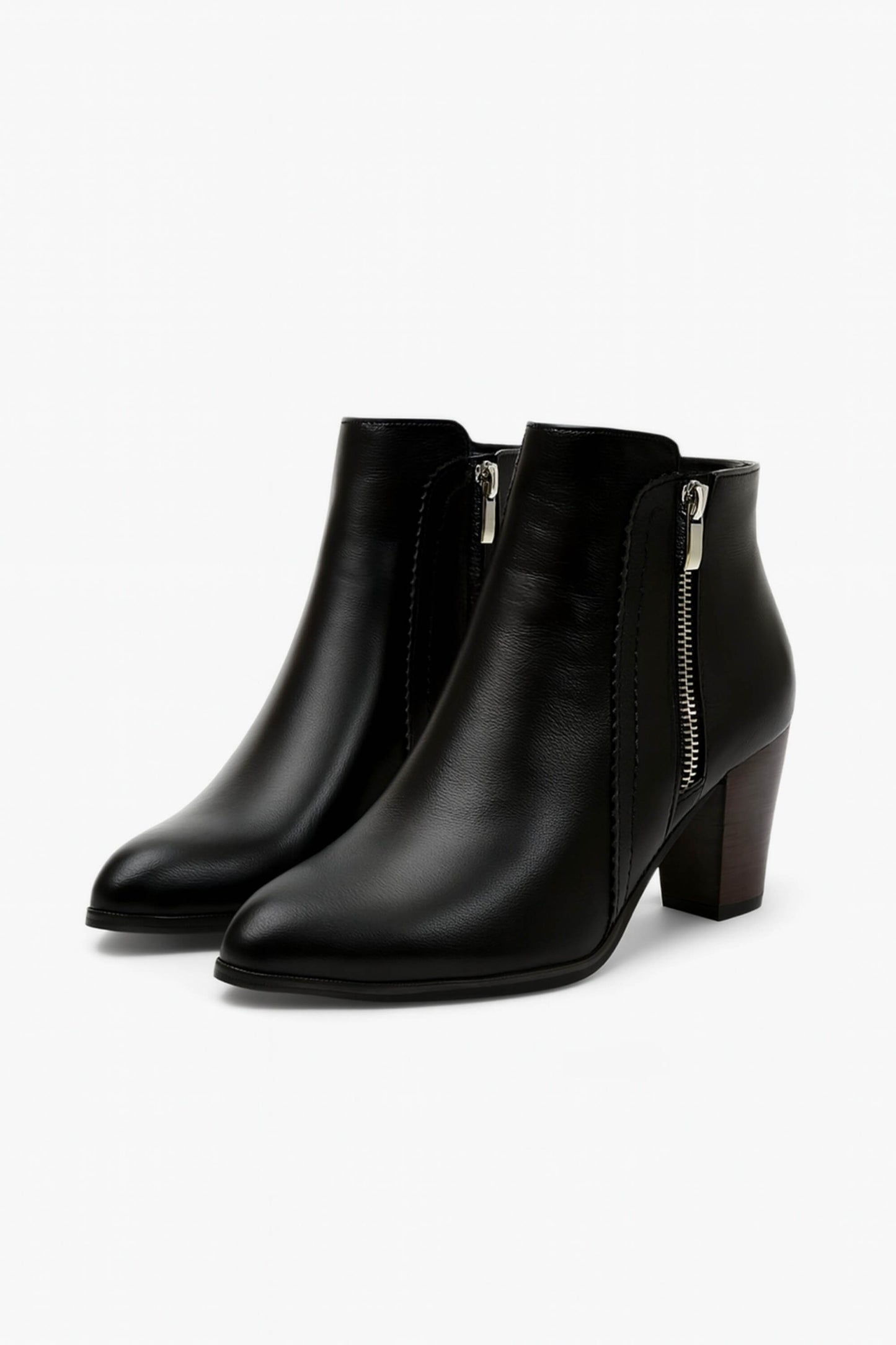 Caurelle | Women’s Ankle Boots - Chunky Mid-Heel