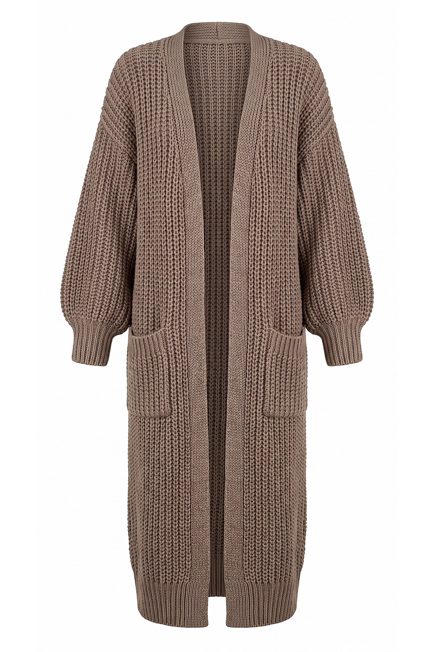 Women's Winter Cosy Chunky Knit Long Cardigan