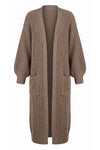 Women's Winter Cosy Chunky Knit Long Cardigan