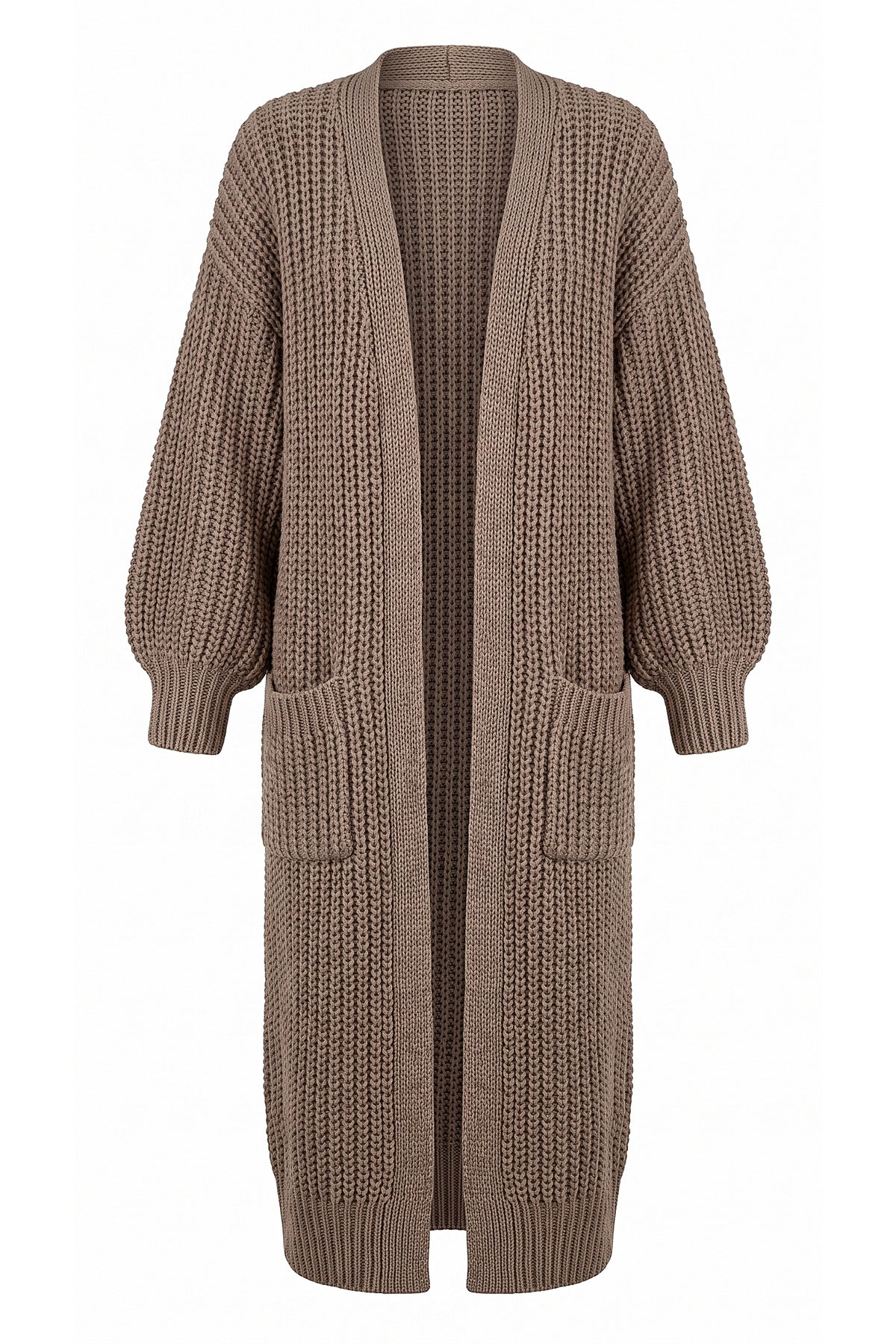 Women's Winter Cosy Chunky Knit Long Cardigan