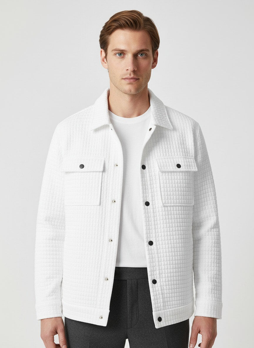 Men’s Overshirt Jacket – Effortless Warmth with Modern Edge
