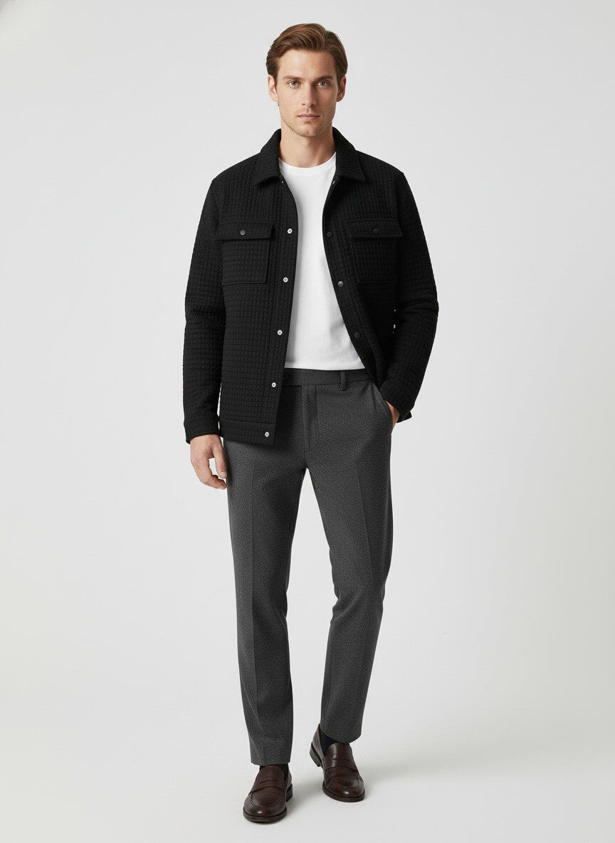 Men’s Overshirt Jacket – Effortless Warmth with Modern Edge