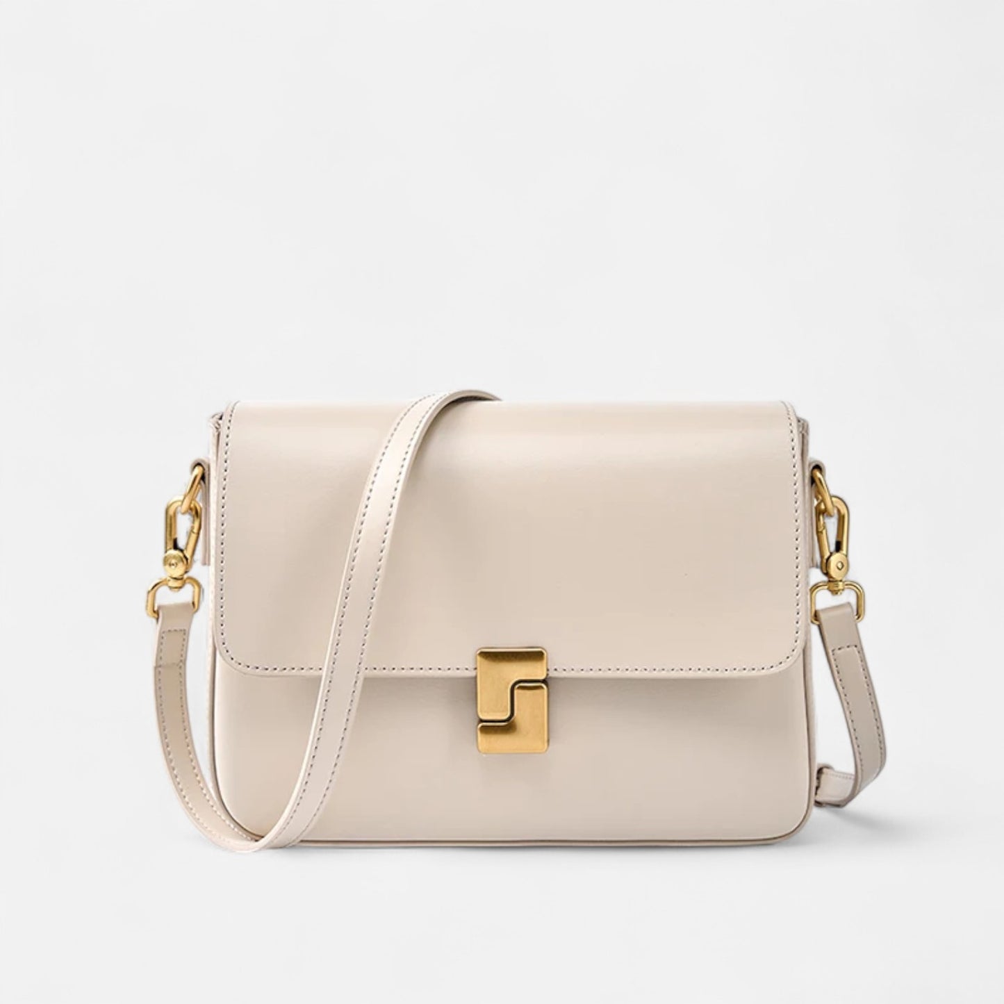 Caurelle | Women's Genuine Cowhide Leather Shoulder Bag – Timeless Luxury & Craftsmanship