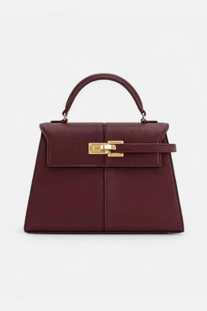 Caurelle | Women's Versatile Fashion Leather Top-Handle Handbag – Timeless Elegance